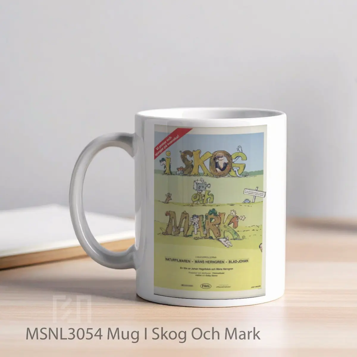 Mug I Skog Och Mark Gelas Keramik Tema Film MSNL3054 - Tampak Kiri