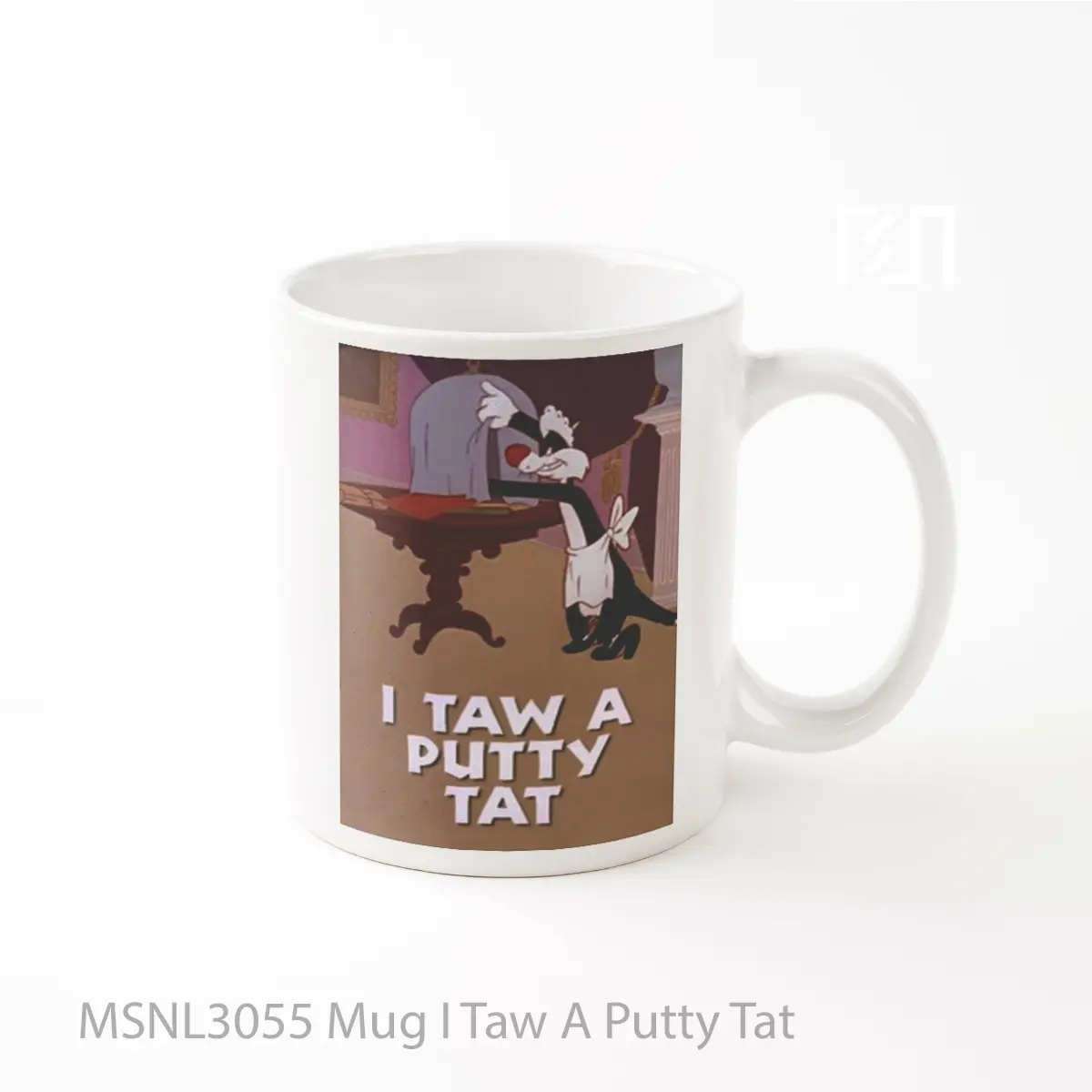 Mug I Taw A Putty Tat Gelas Keramik Tema Film MSNL3055