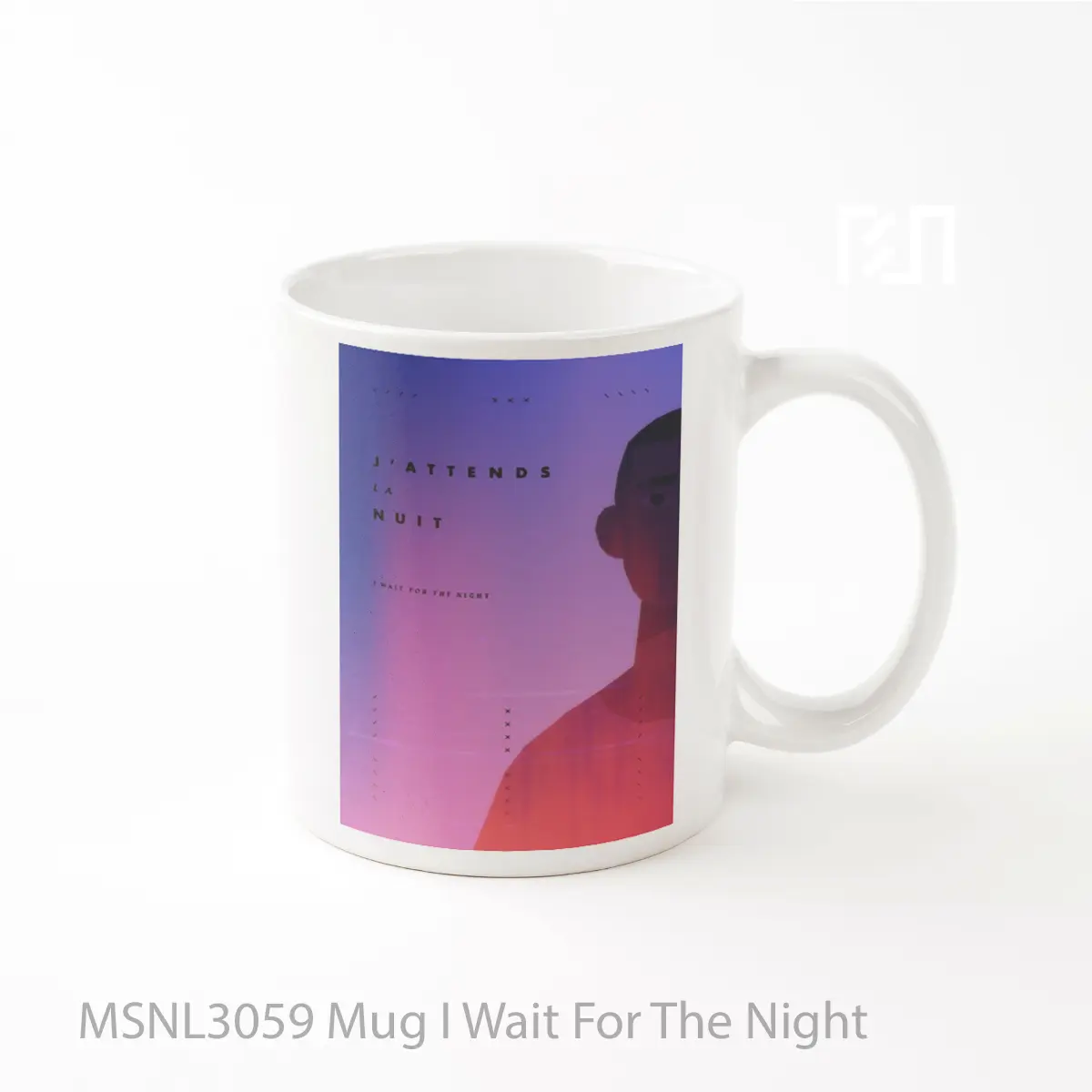 Mug I Wait For The Night Gelas Keramik Tema Film MSNL3059