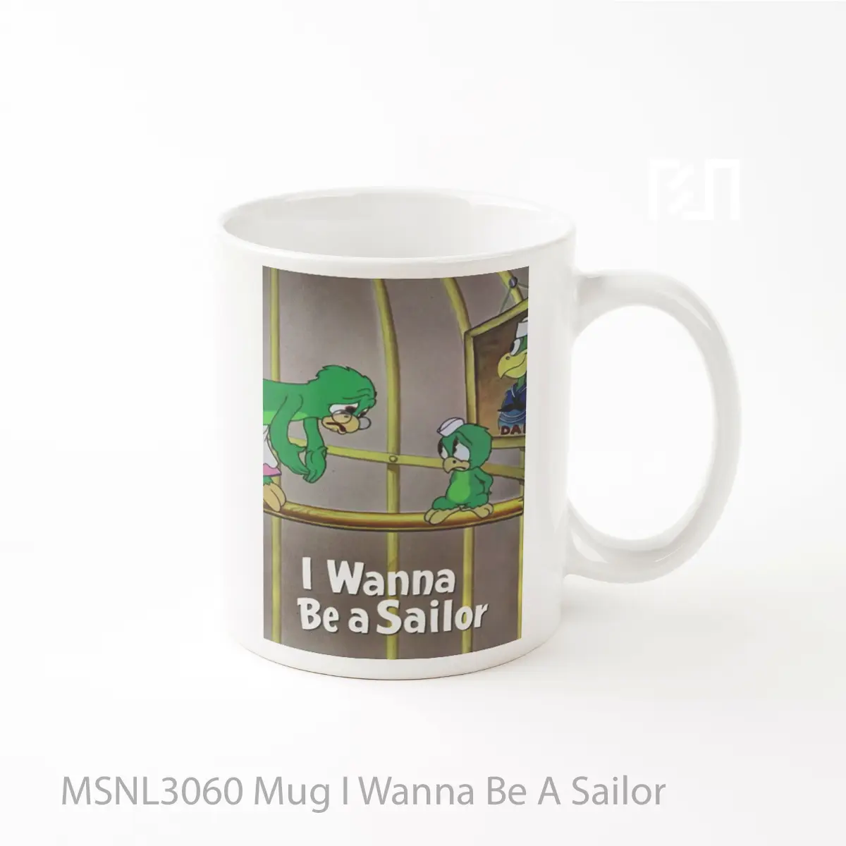 Mug I Wanna Be A Sailor Gelas Keramik Tema Film MSNL3060