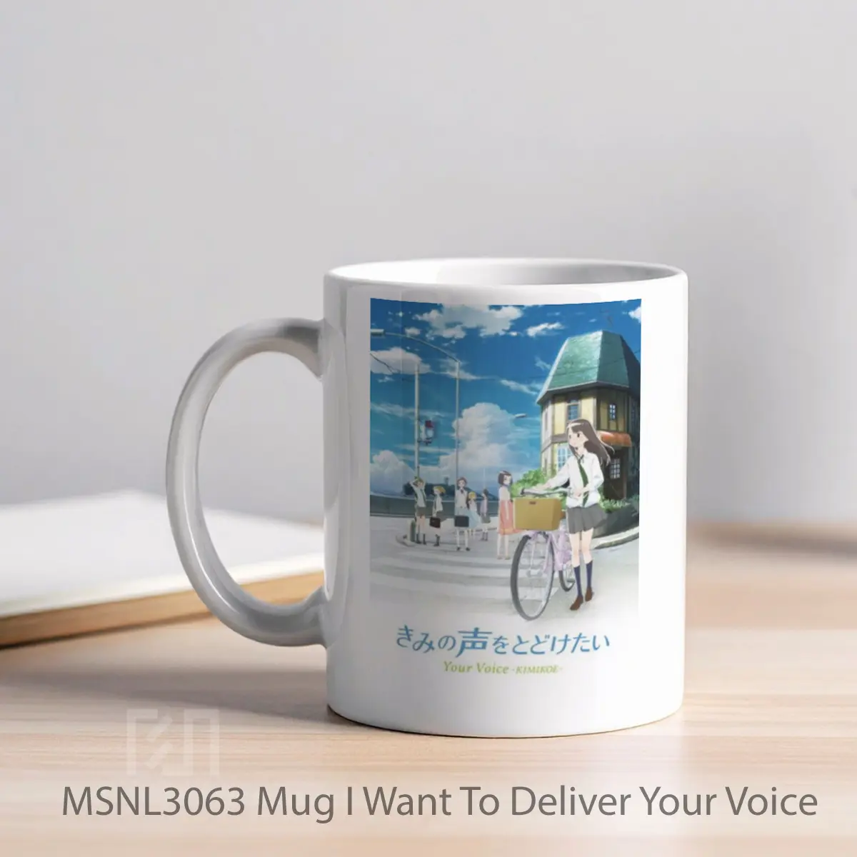 Mug I Want To Deliver Your Voice Gelas Keramik Tema Film MSNL3063 - Tampak Kiri