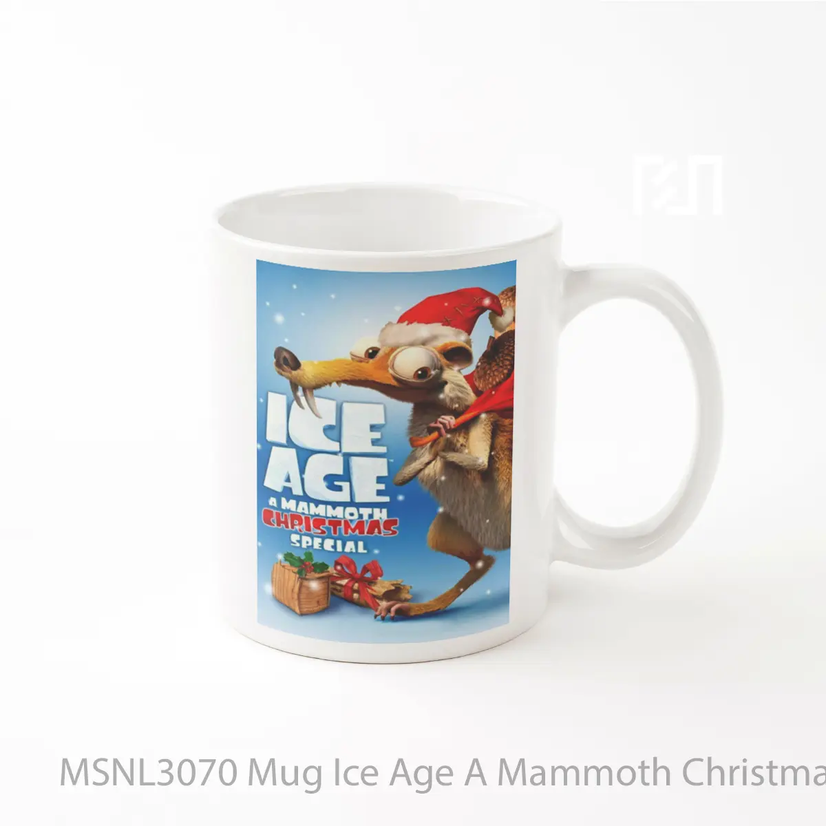 Mug Ice Age A Mammoth Christmas Gelas Keramik Tema Film MSNL3070