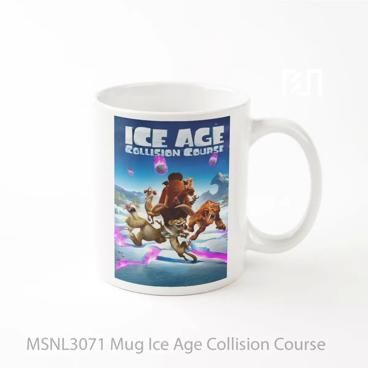 Mug Ice Age Collision Course Gelas Keramik Tema Film MSNL3071