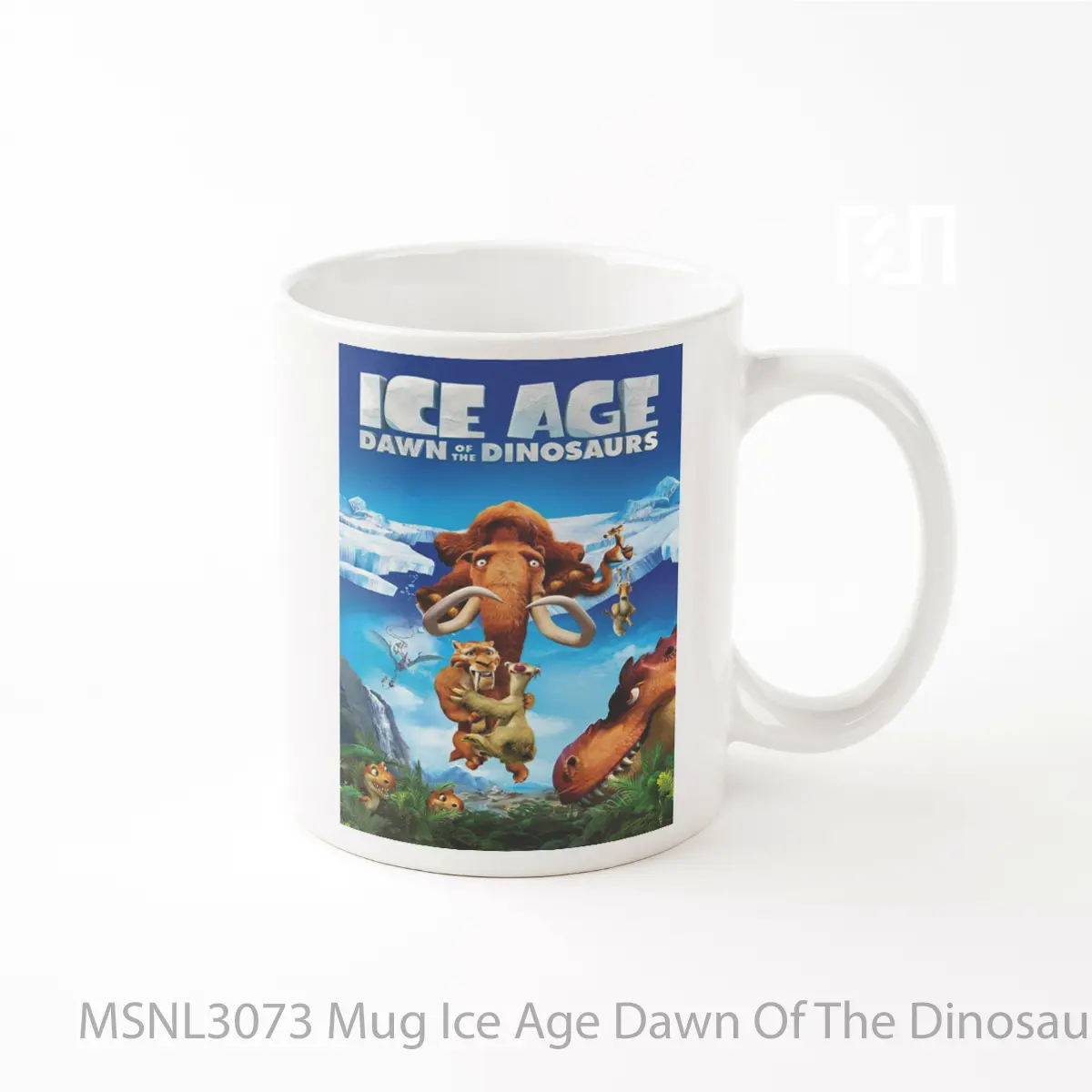 Mug Ice Age Dawn Of The Dinosaurs Gelas Keramik Tema Film MSNL3073