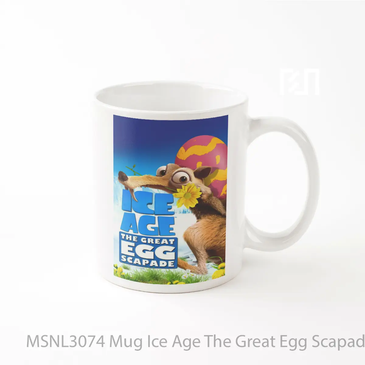 Mug Ice Age The Great Egg Scapade Gelas Keramik Tema Film MSNL3074