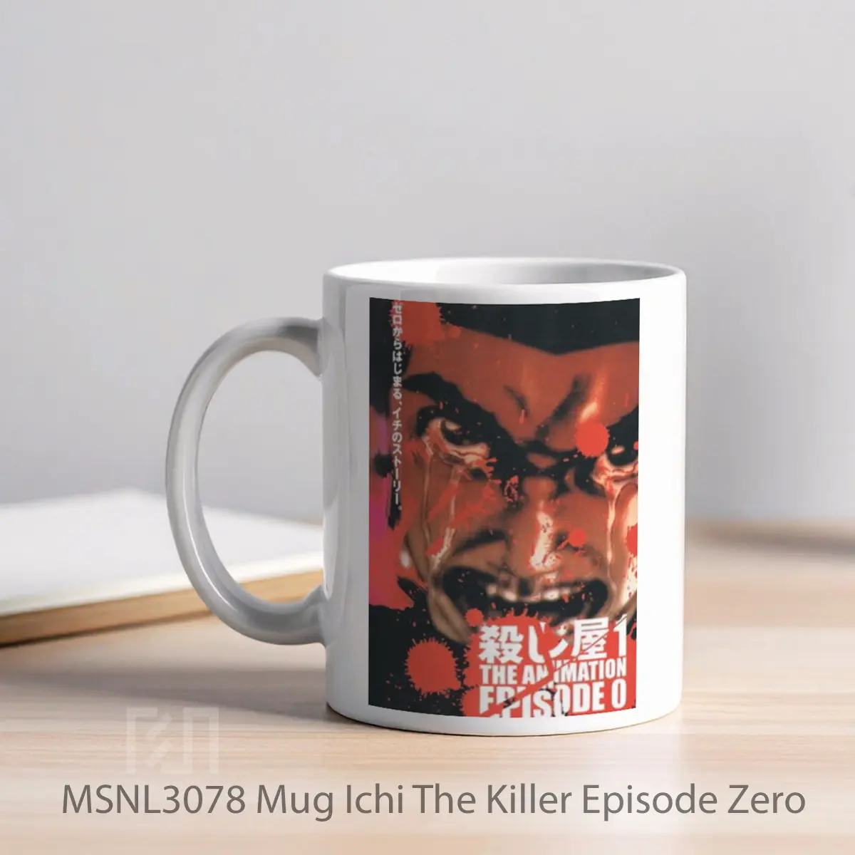 Mug Ichi The Killer Episode Zero Gelas Keramik Tema Film MSNL3078 - Tampak Kiri