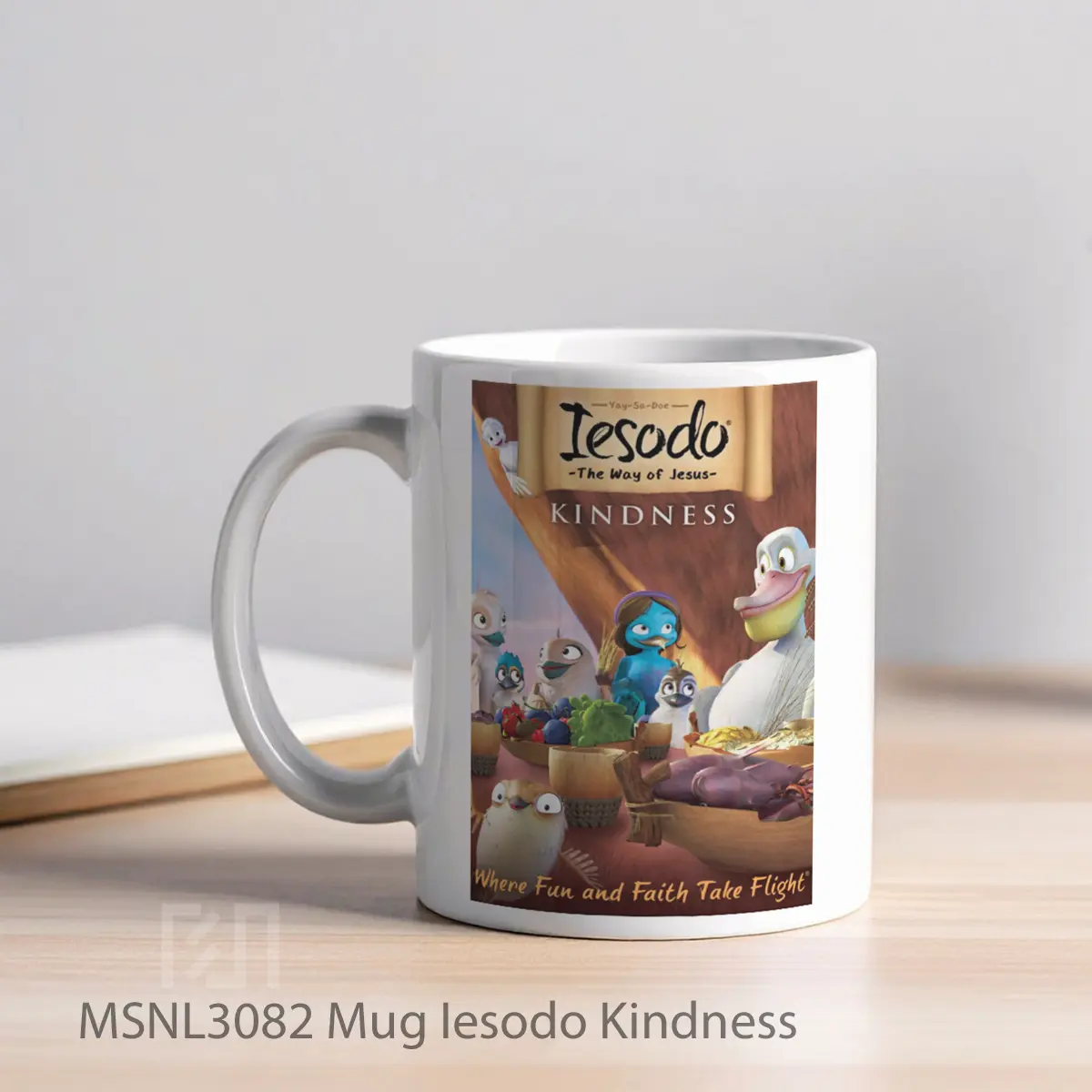 Mug Iesodo Kindness Gelas Keramik Tema Film MSNL3082 - Tampak Kiri