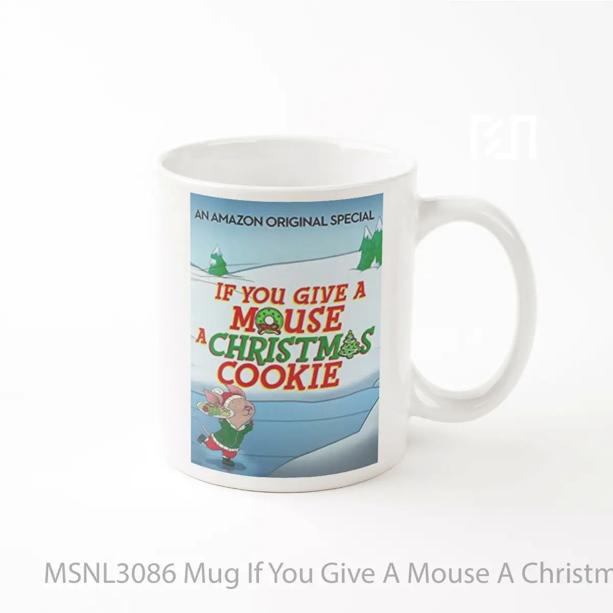 Mug If You Give A Mouse A Christmas Cookie Gelas Keramik Tema Film MSNL3086