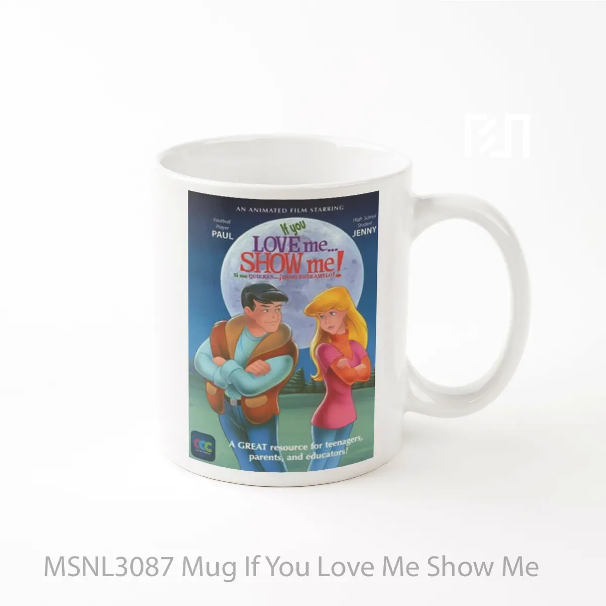 Mug If You Love Me Show Me Gelas Keramik Tema Film MSNL3087