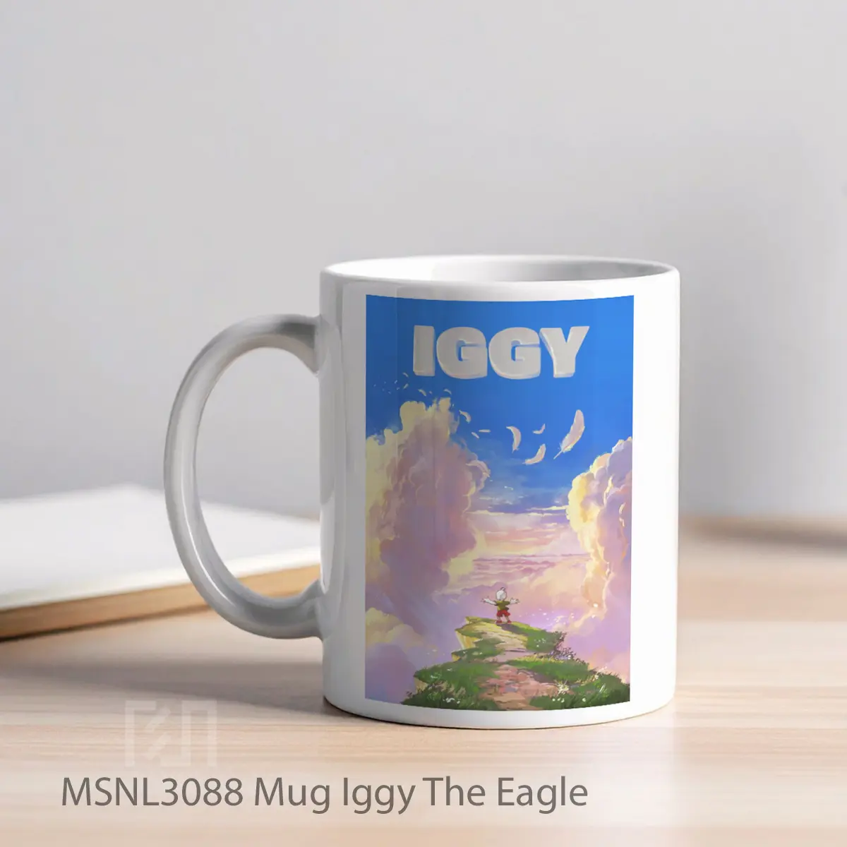 Mug Iggy The Eagle Gelas Keramik Tema Film MSNL3088 - Tampak Kiri