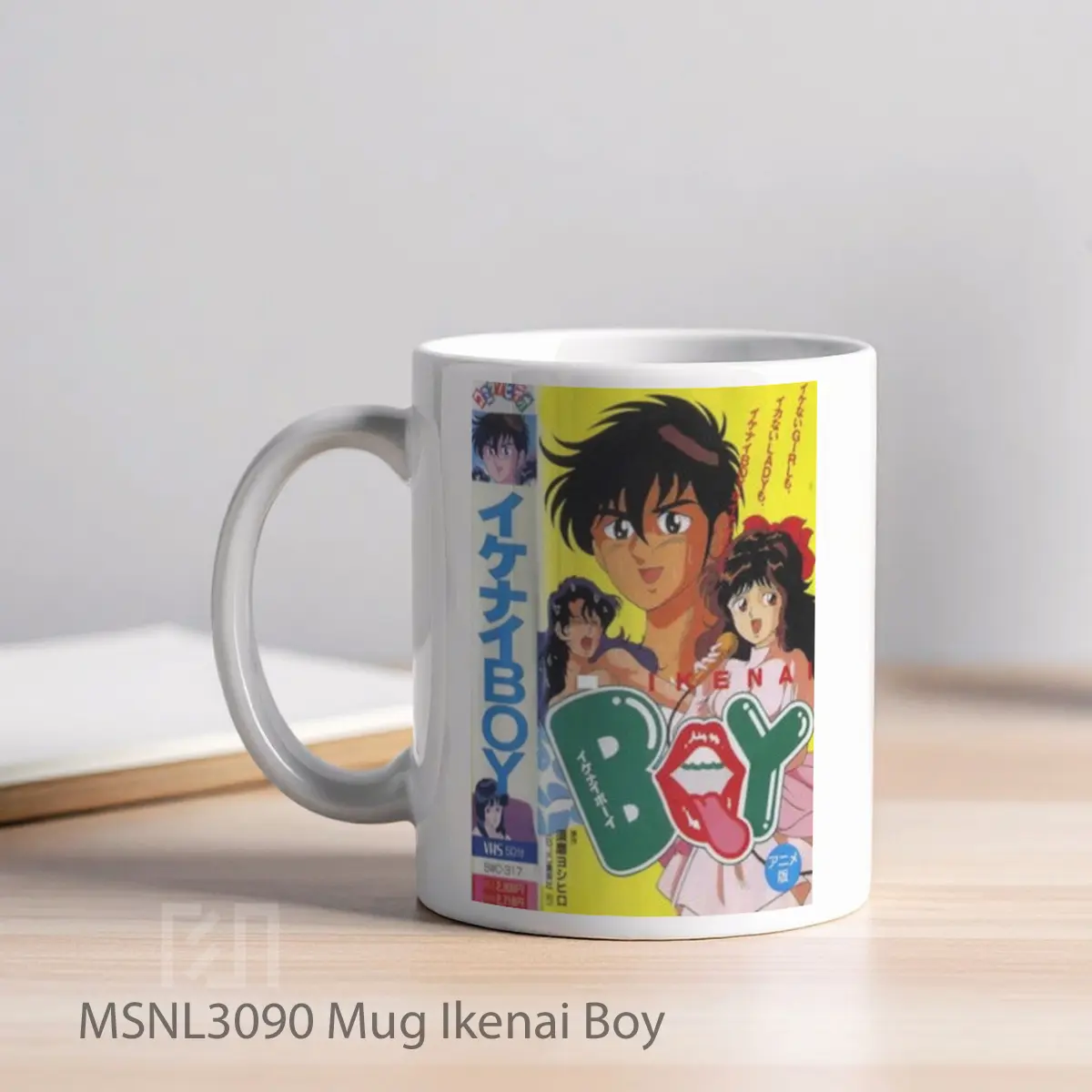Mug Ikenai Boy Gelas Keramik Tema Film MSNL3090 - Tampak Kiri