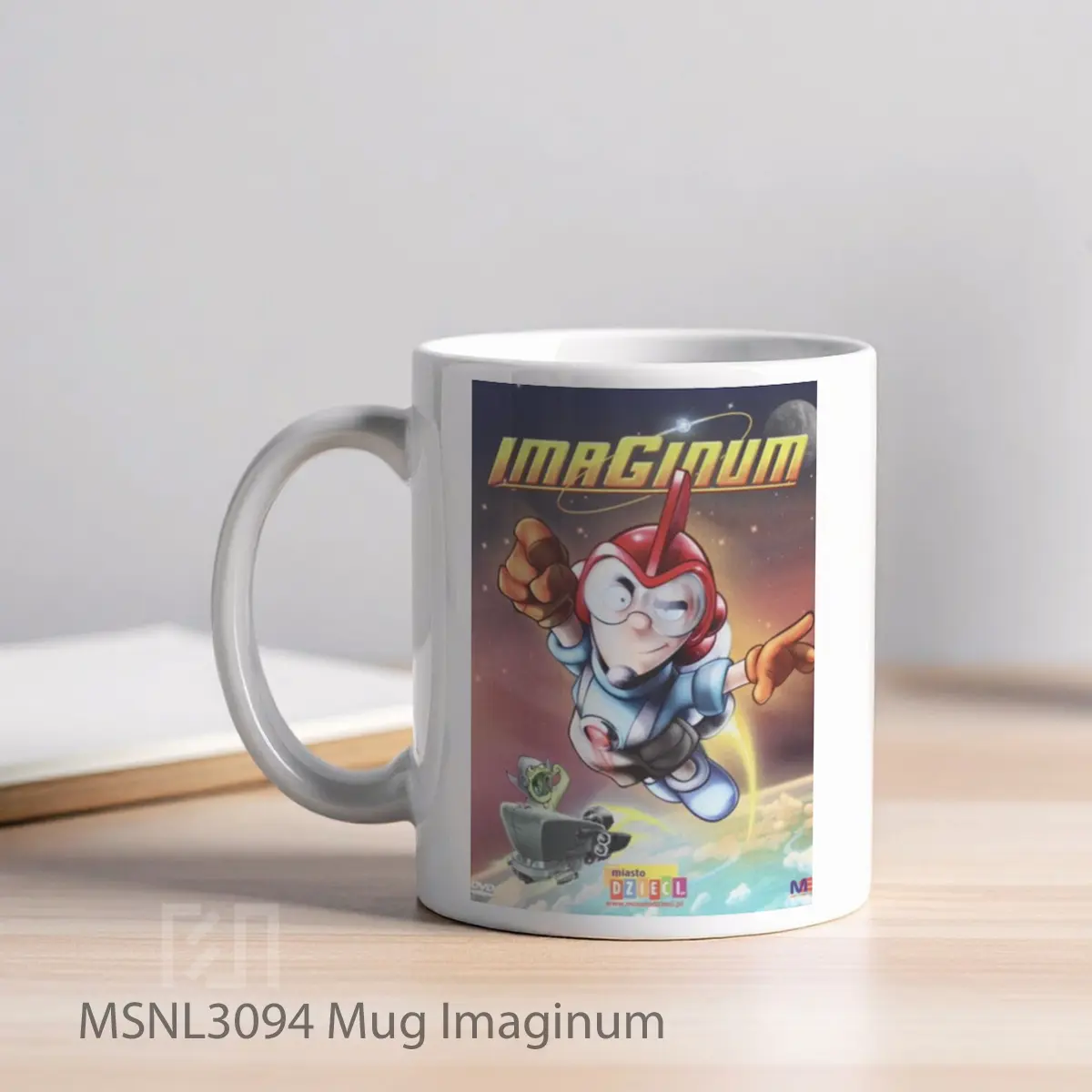 Mug Imaginum Gelas Keramik Tema Film MSNL3094 - Tampak Kiri