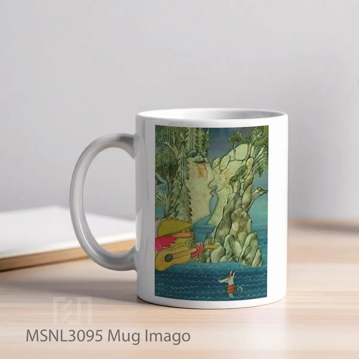 Mug Imago Gelas Keramik Tema Film MSNL3095 - Tampak Kiri