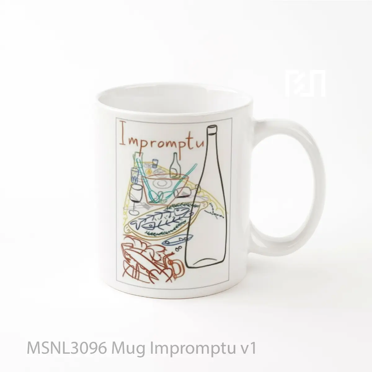 Mug Impromptu V1 Gelas Keramik Tema Film MSNL3096