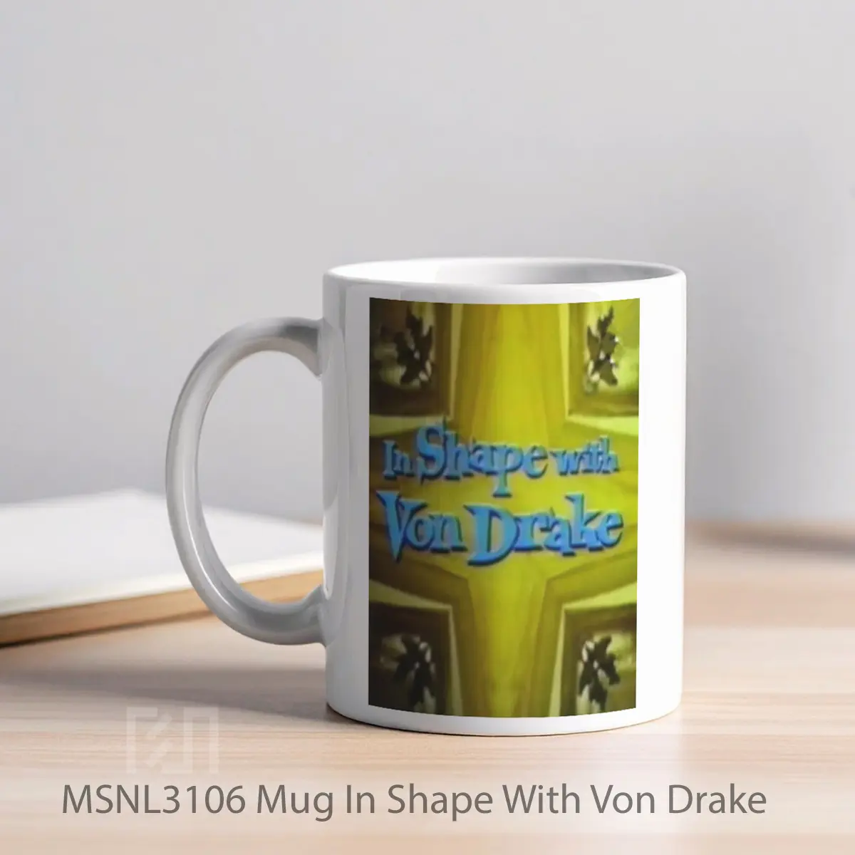 Mug In Shape With Von Drake Gelas Keramik Tema Film MSNL3106 - Tampak Kiri