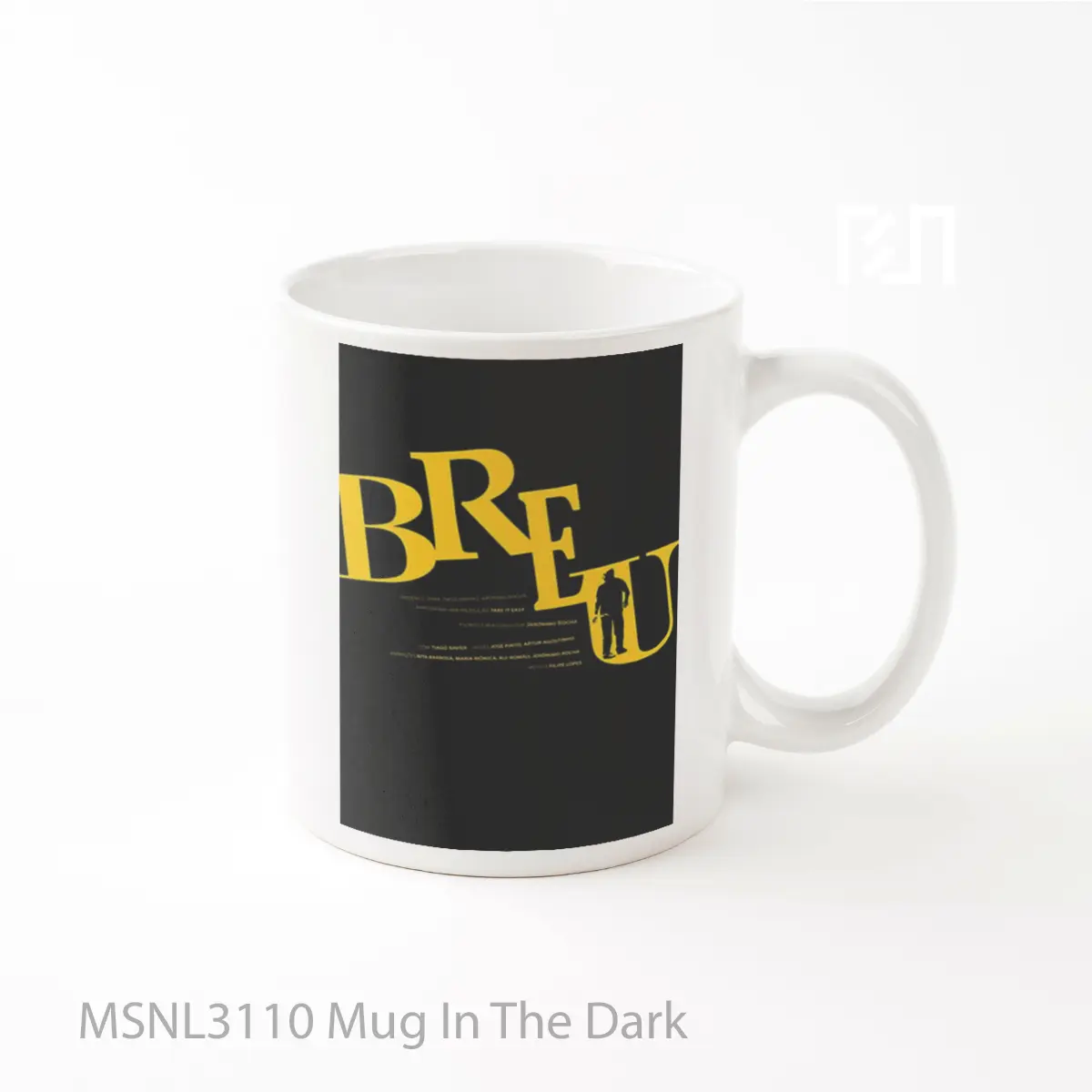 Mug In The Dark Gelas Keramik Tema Film MSNL3110