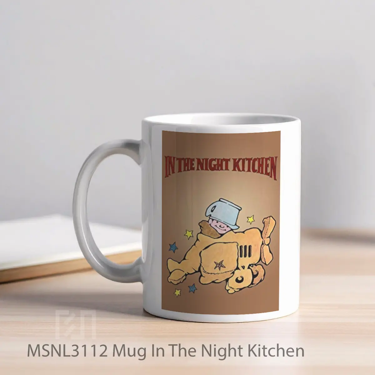 Mug In The Night Kitchen Gelas Keramik Tema Film MSNL3112 - Tampak Kiri