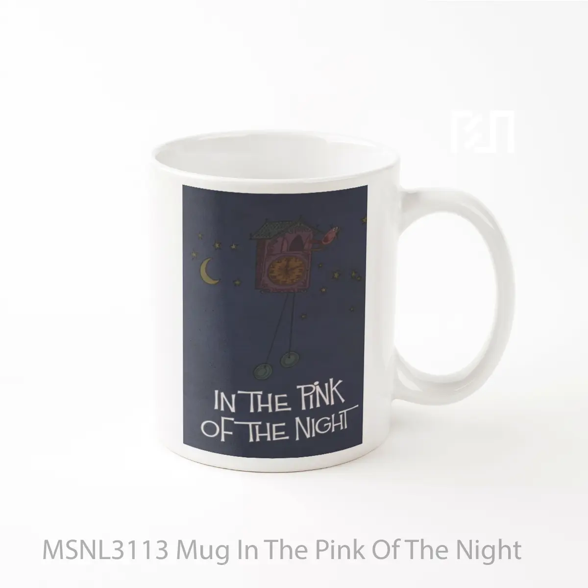 Mug In The Pink Of The Night Gelas Keramik Tema Film MSNL3113