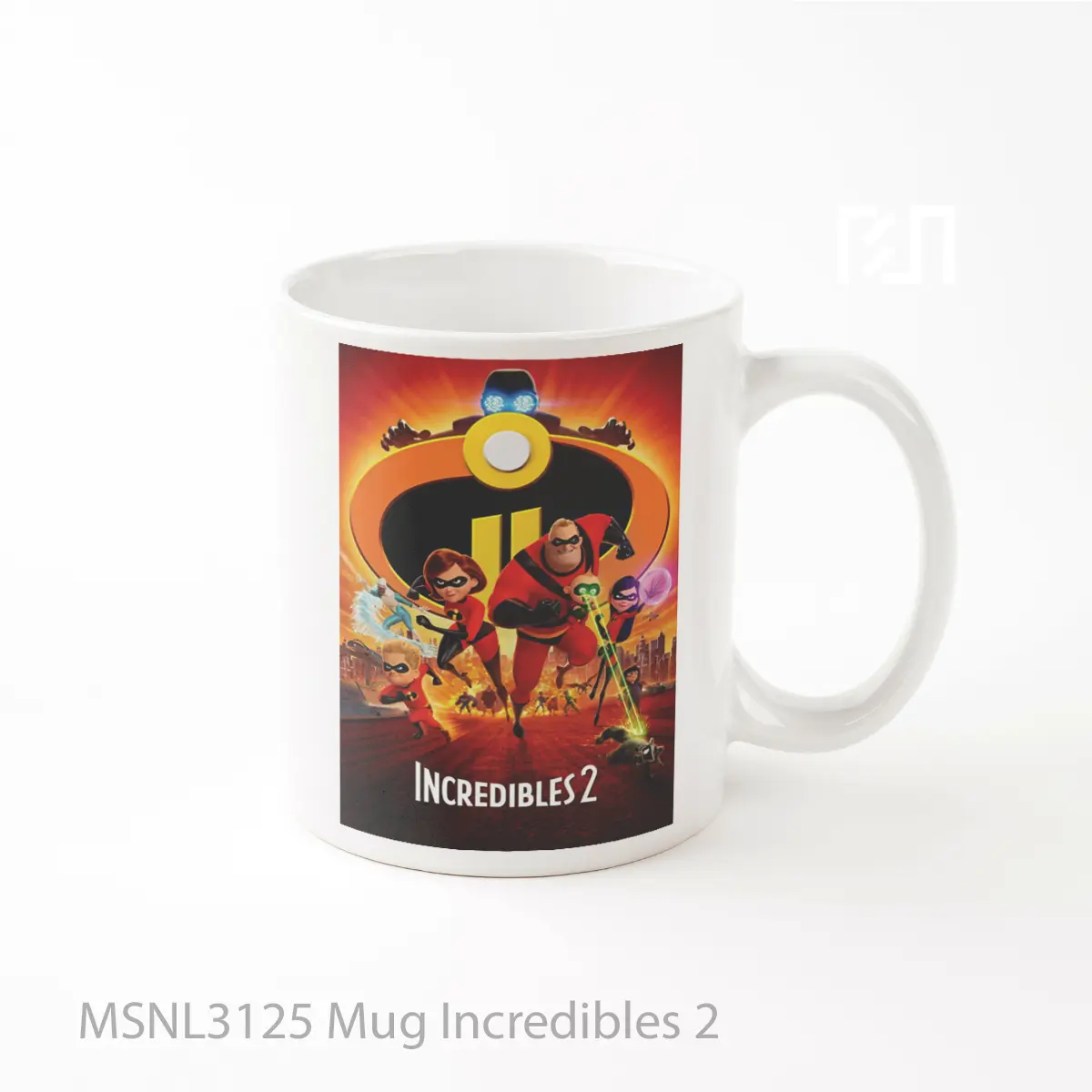 Mug Incredibles 2 Gelas Keramik Tema Film MSNL3125