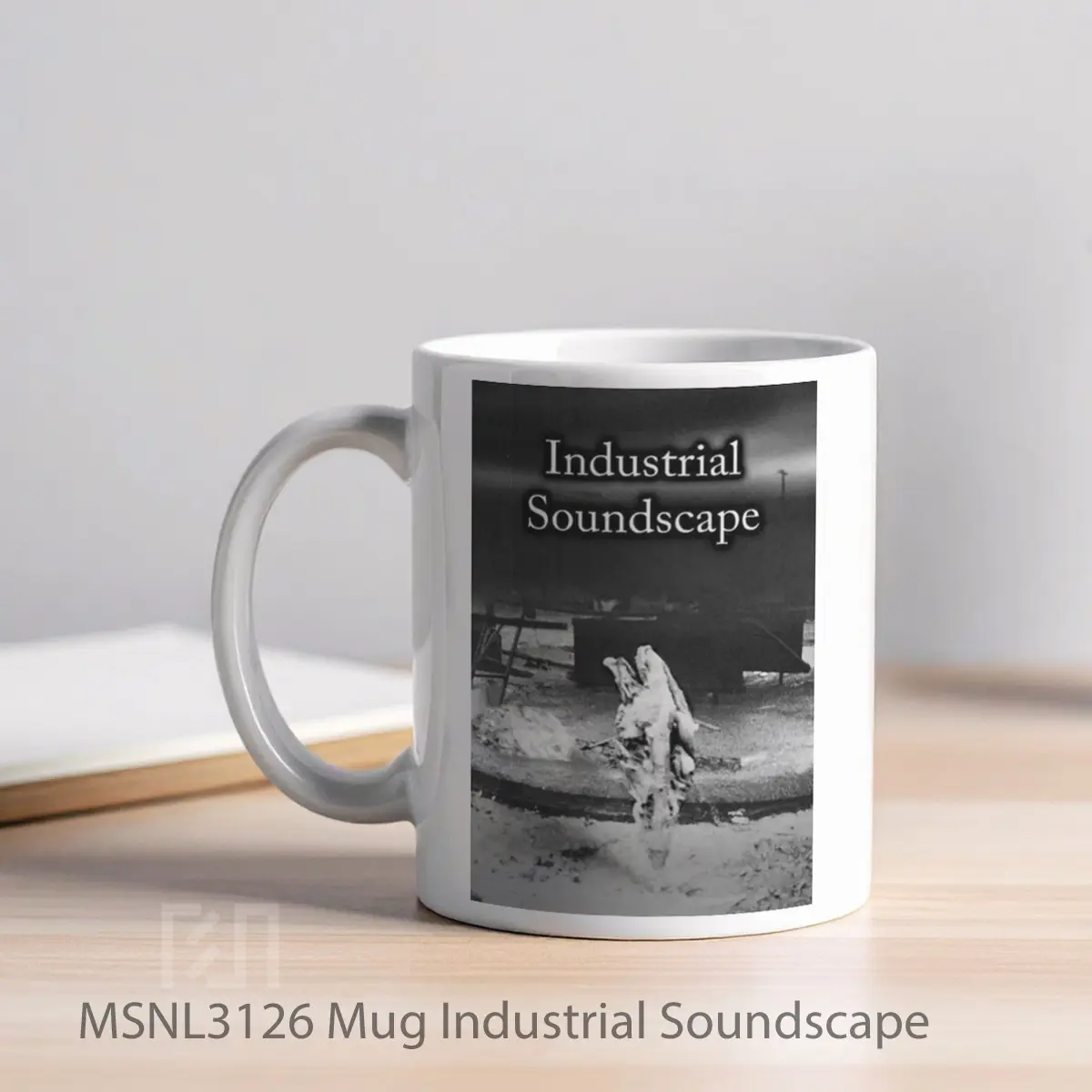 Mug Industrial Soundscape Gelas Keramik Tema Film MSNL3126 - Tampak Kiri