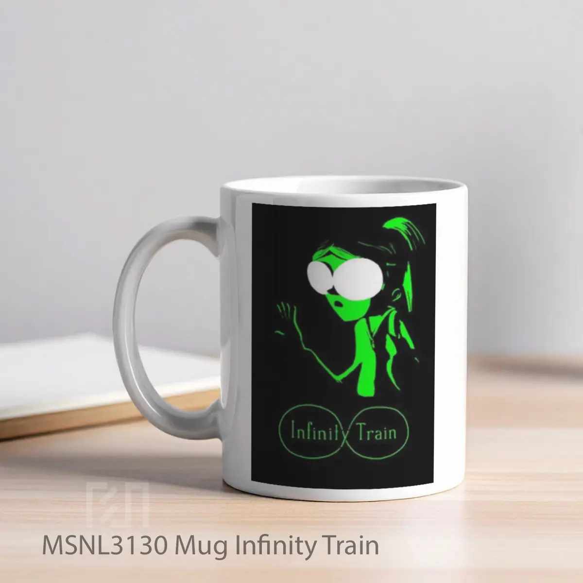 Mug Infinity Train Gelas Keramik Tema Film MSNL3130 - Tampak Kiri