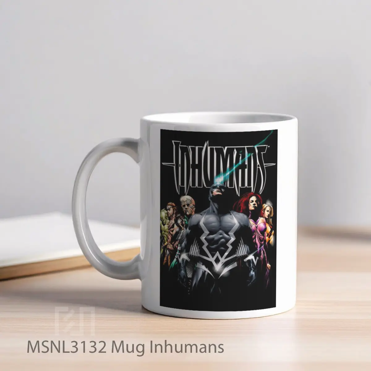 Mug Inhumans Gelas Keramik Tema Film MSNL3132 - Tampak Kiri