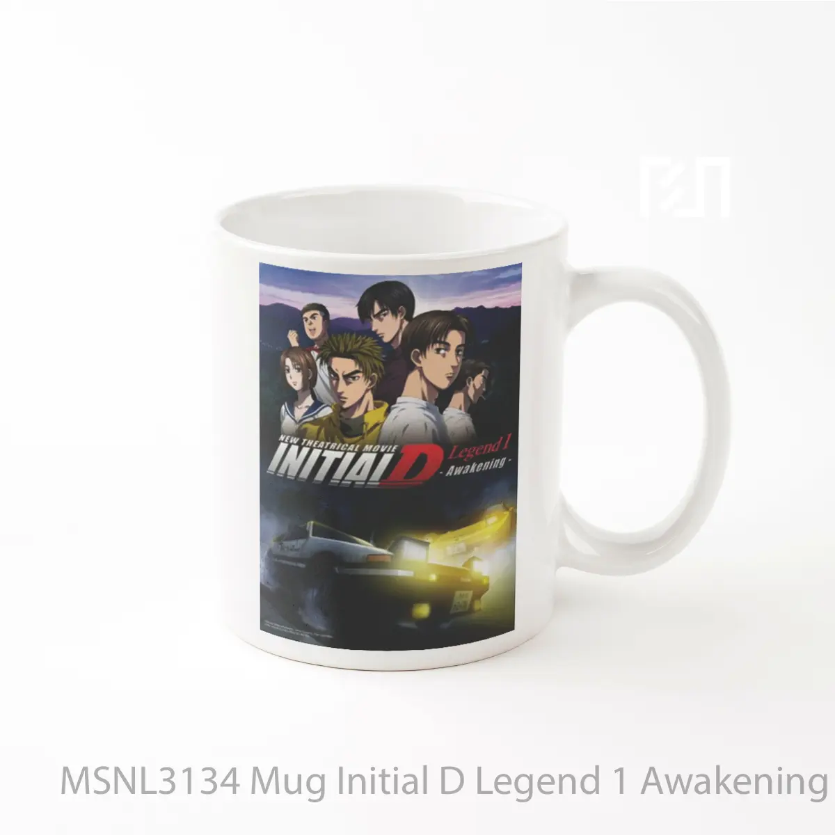 Mug Initial D Legend 1 Awakening Gelas Keramik Tema Film MSNL3134
