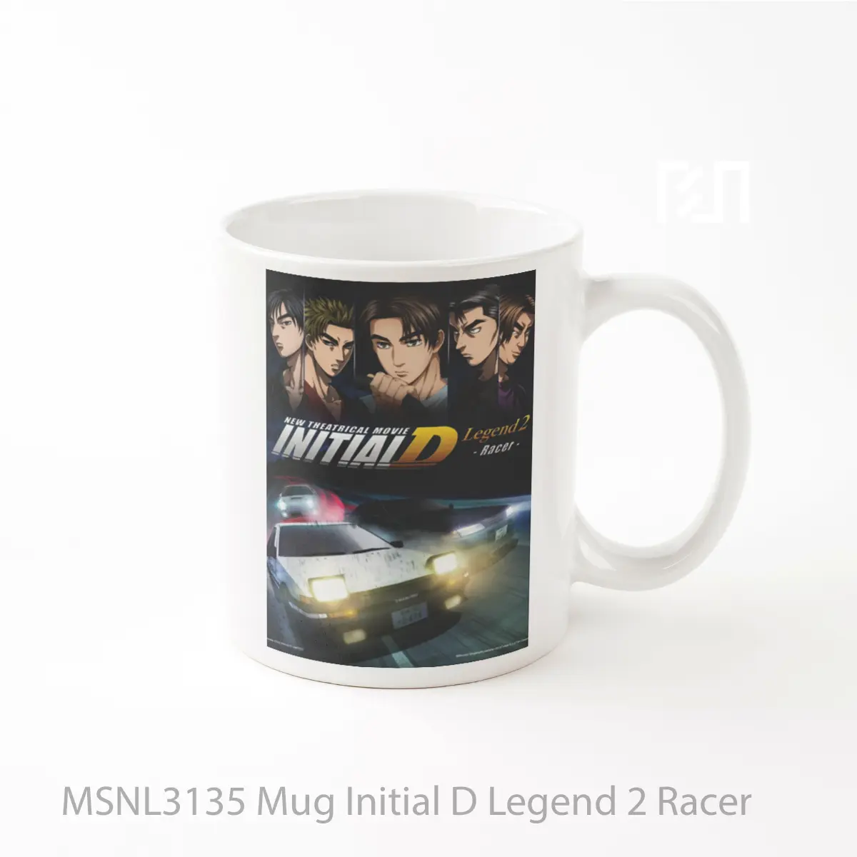 Mug Initial D Legend 2 Racer Gelas Keramik Tema Film MSNL3135