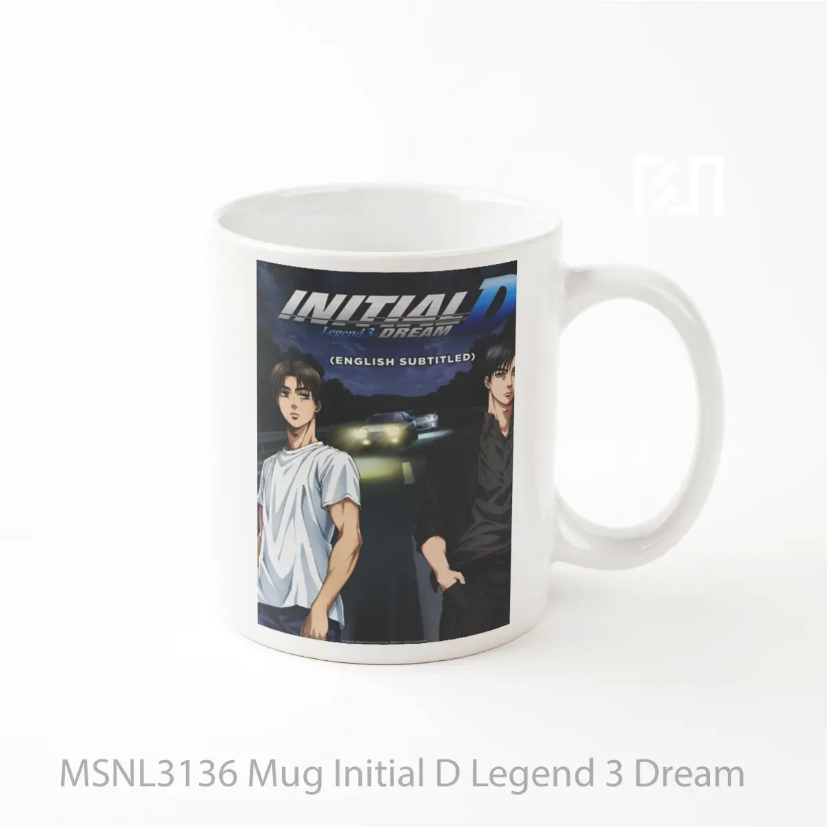 Mug Initial D Legend 3 Dream Gelas Keramik Tema Film MSNL3136
