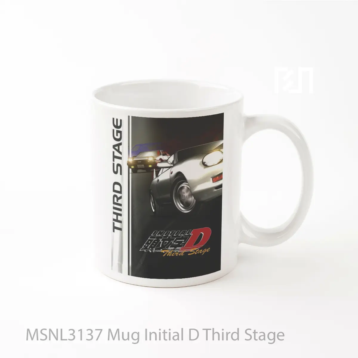 Mug Initial D Third Stage Gelas Keramik Tema Film MSNL3137