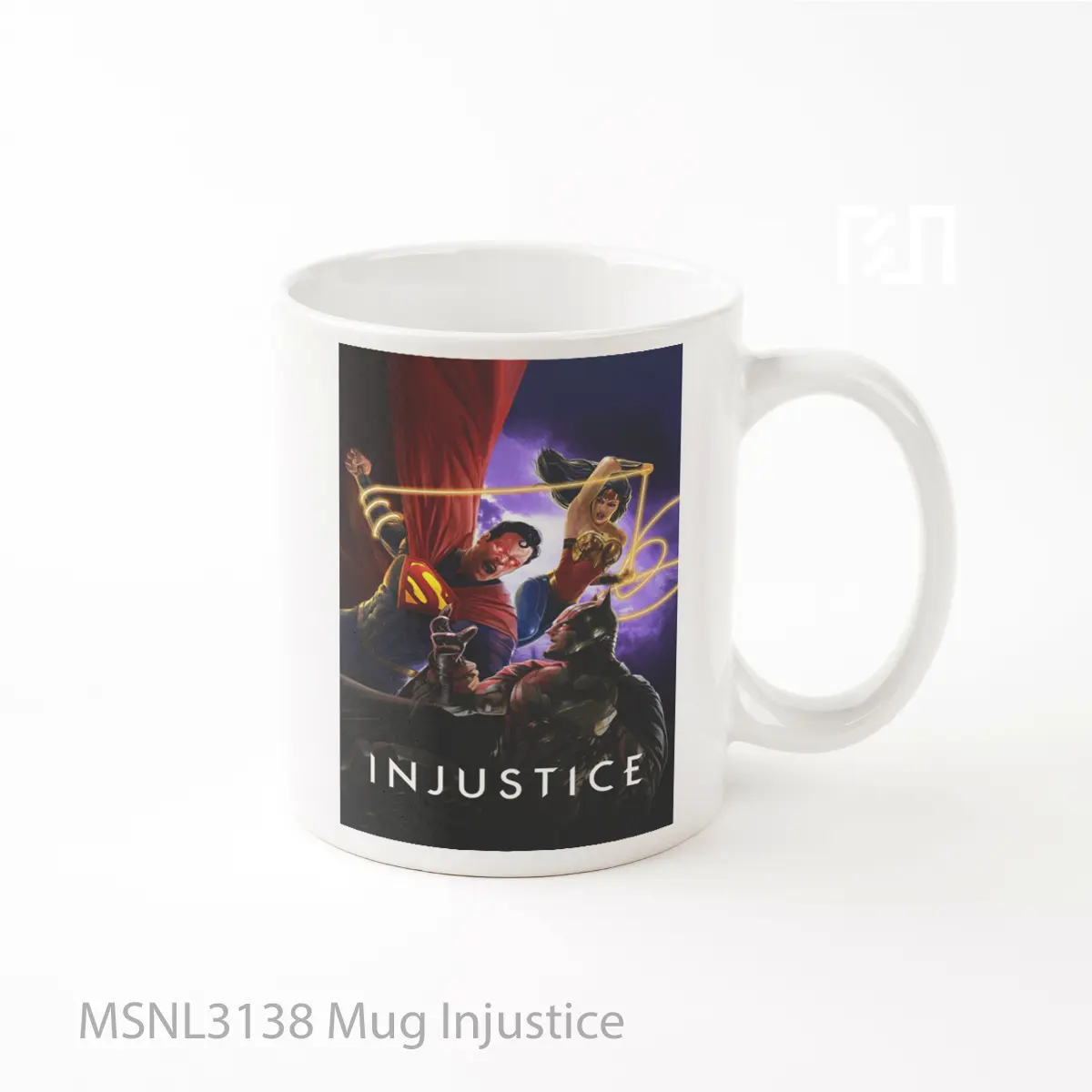 Mug Injustice Gelas Keramik Tema Film MSNL3138