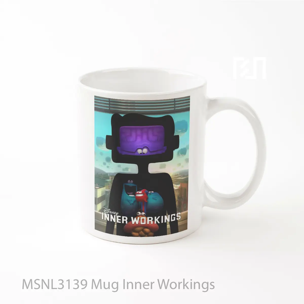 Mug Inner Workings Gelas Keramik Tema Film MSNL3139