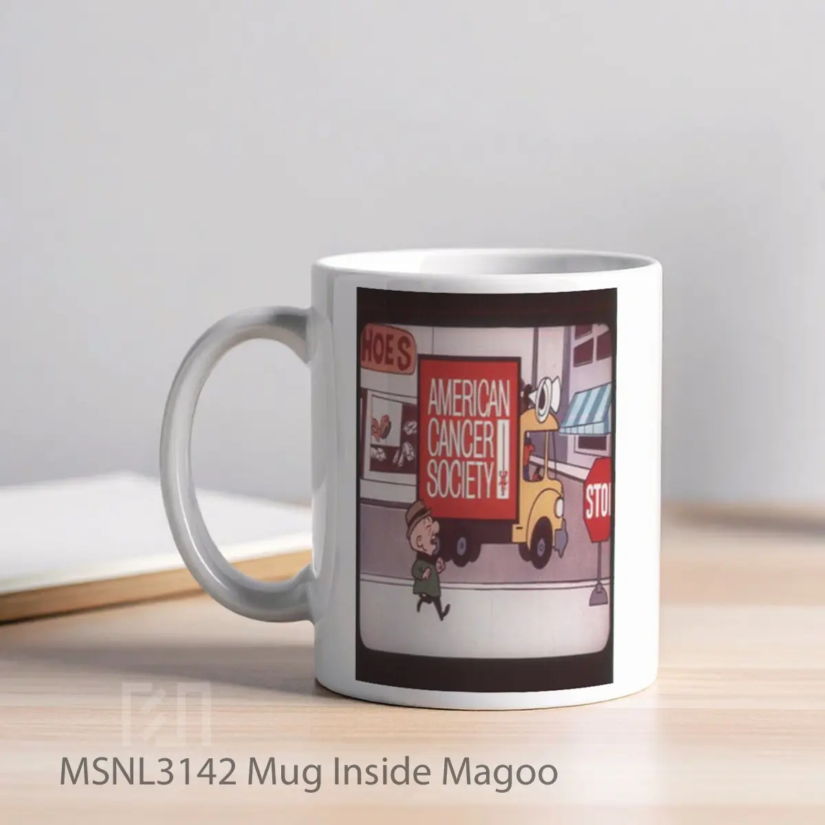 Mug Inside Magoo Gelas Keramik Tema Film MSNL3142 - Tampak Kiri