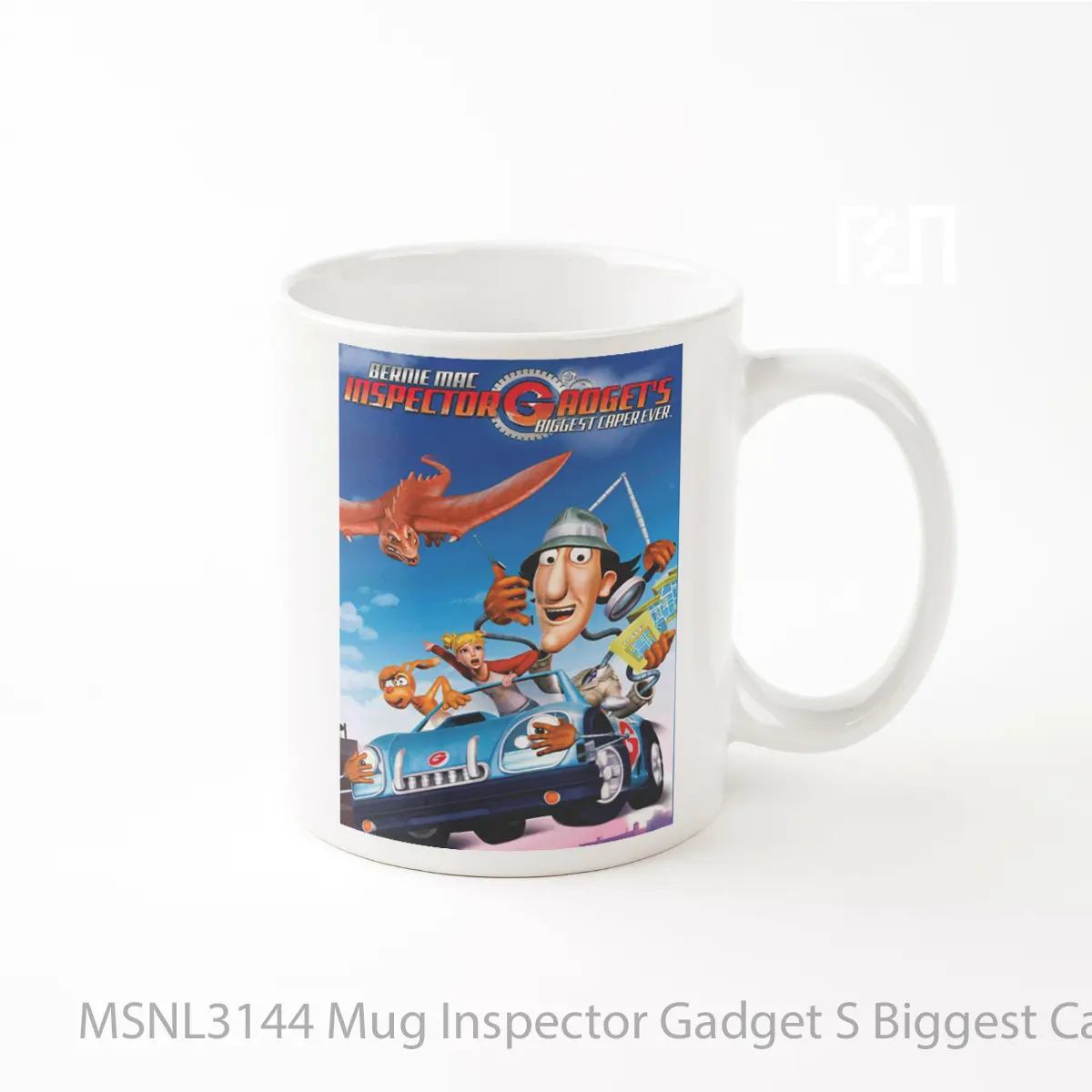 Mug Inspector Gadget S Biggest Caper Ever Gelas Keramik Tema Film MSNL3144