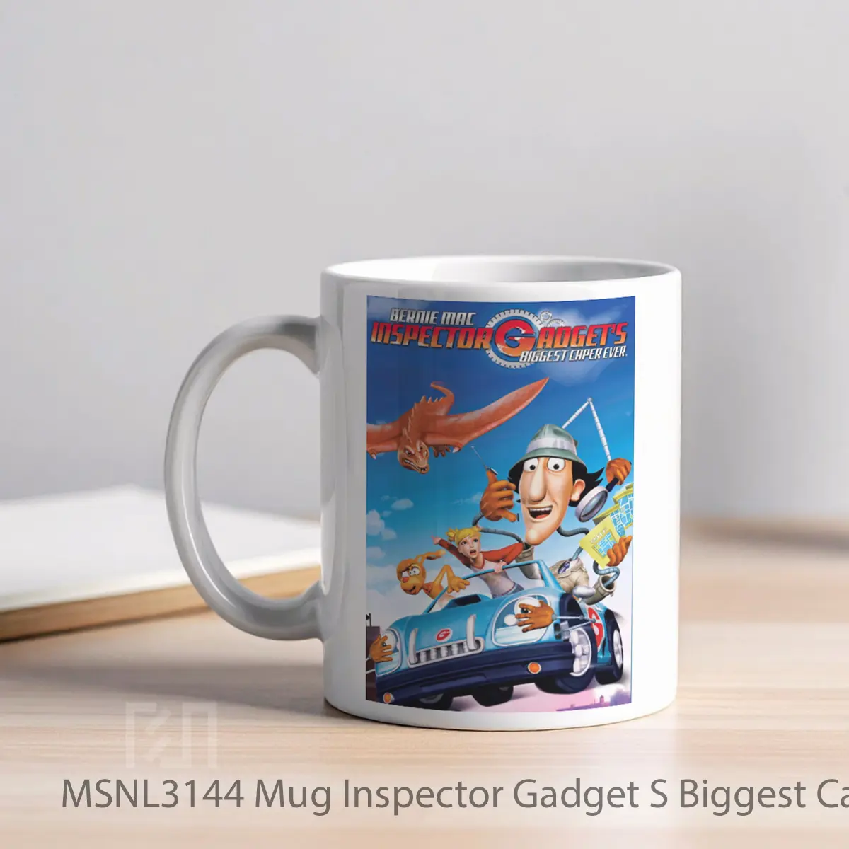 Mug Inspector Gadget S Biggest Caper Ever Gelas Keramik Tema Film MSNL3144 - Tampak Kiri