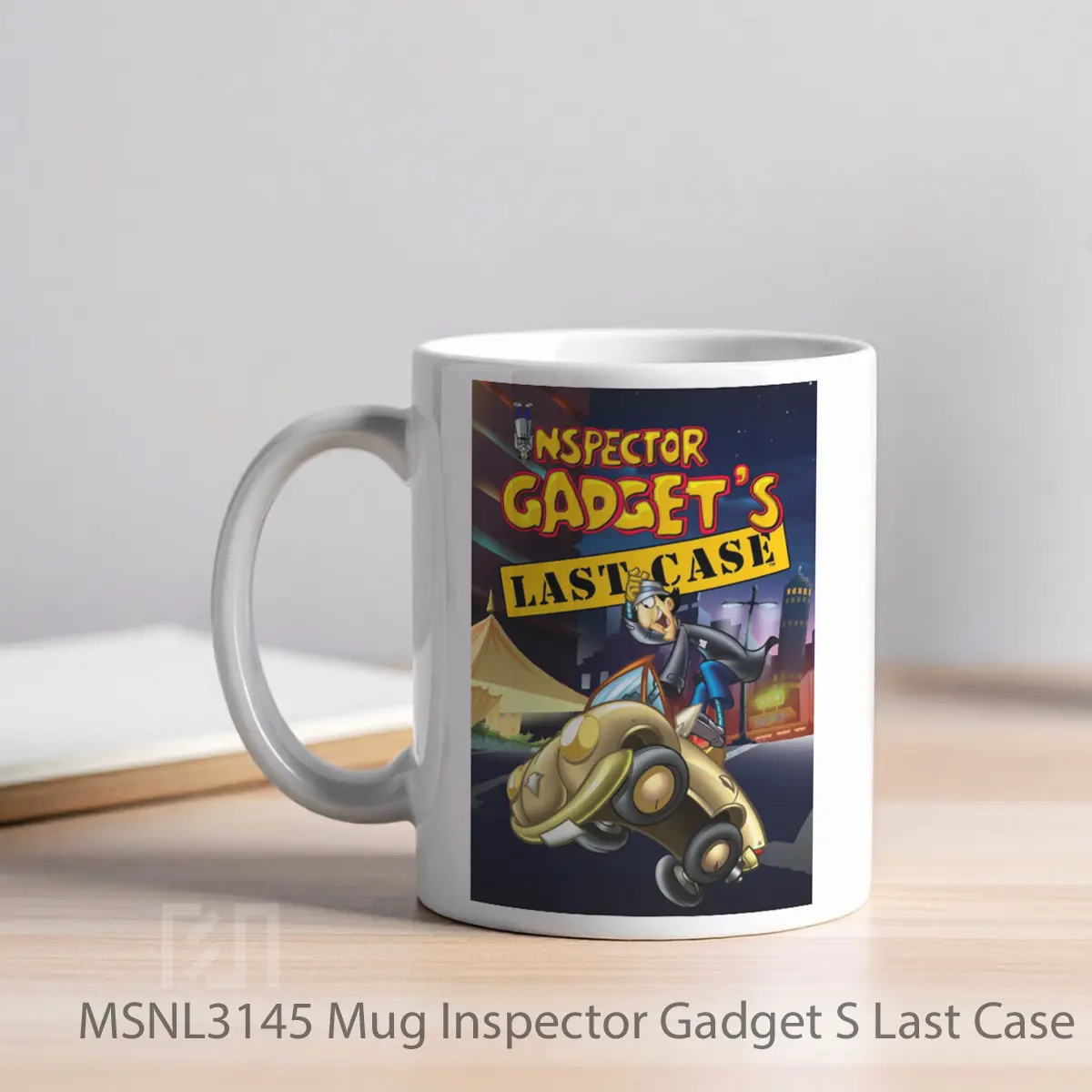 Mug Inspector Gadget S Last Case Gelas Keramik Tema Film MSNL3145 - Tampak Kiri