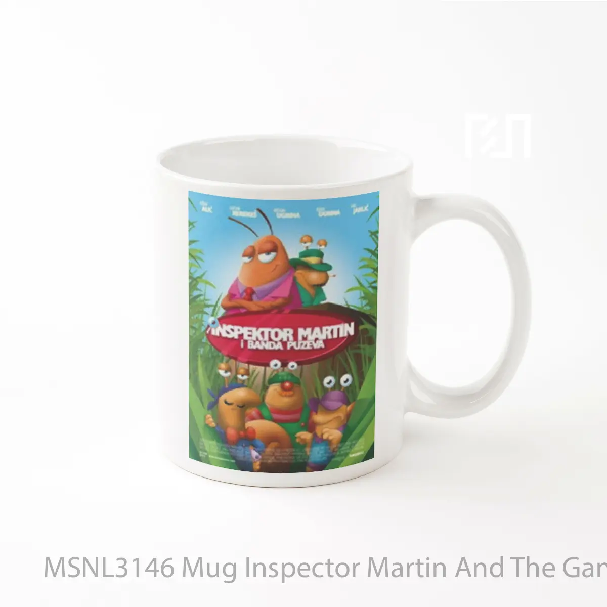 Mug Inspector Martin And The Gang Of Snails Gelas Keramik Tema Film MSNL3146