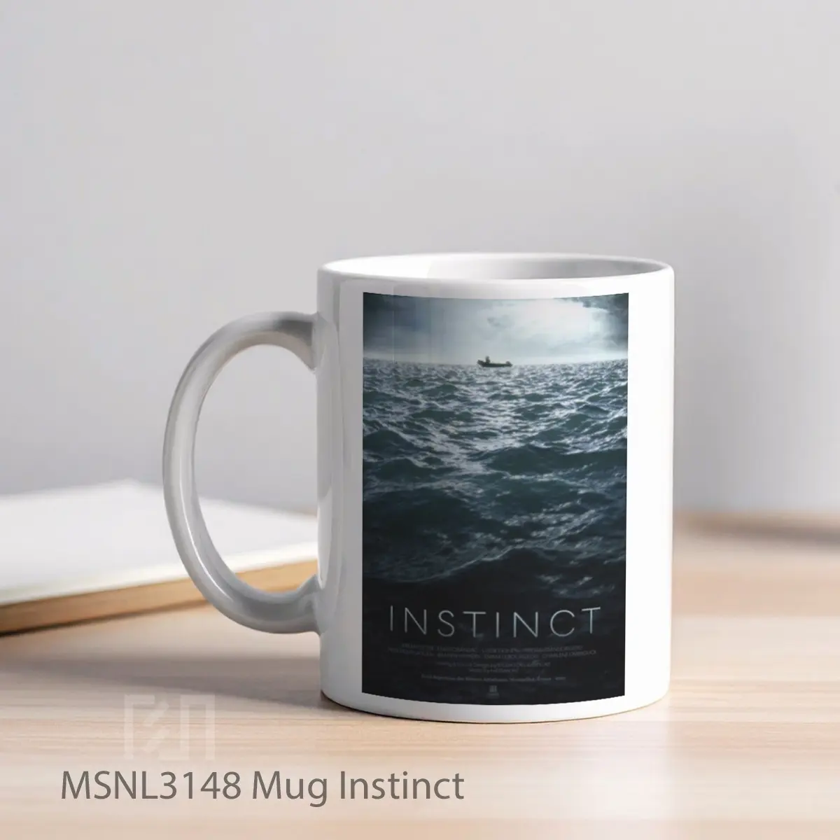 Mug Instinct Gelas Keramik Tema Film MSNL3148 - Tampak Kiri