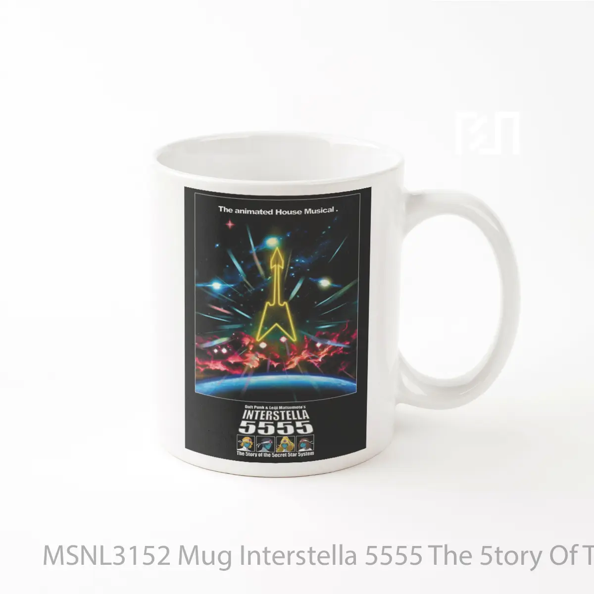 Mug Interstella 5555 The 5tory Of The 5ecret 5tar 5ystem Gelas Keramik Tema Film MSNL3152