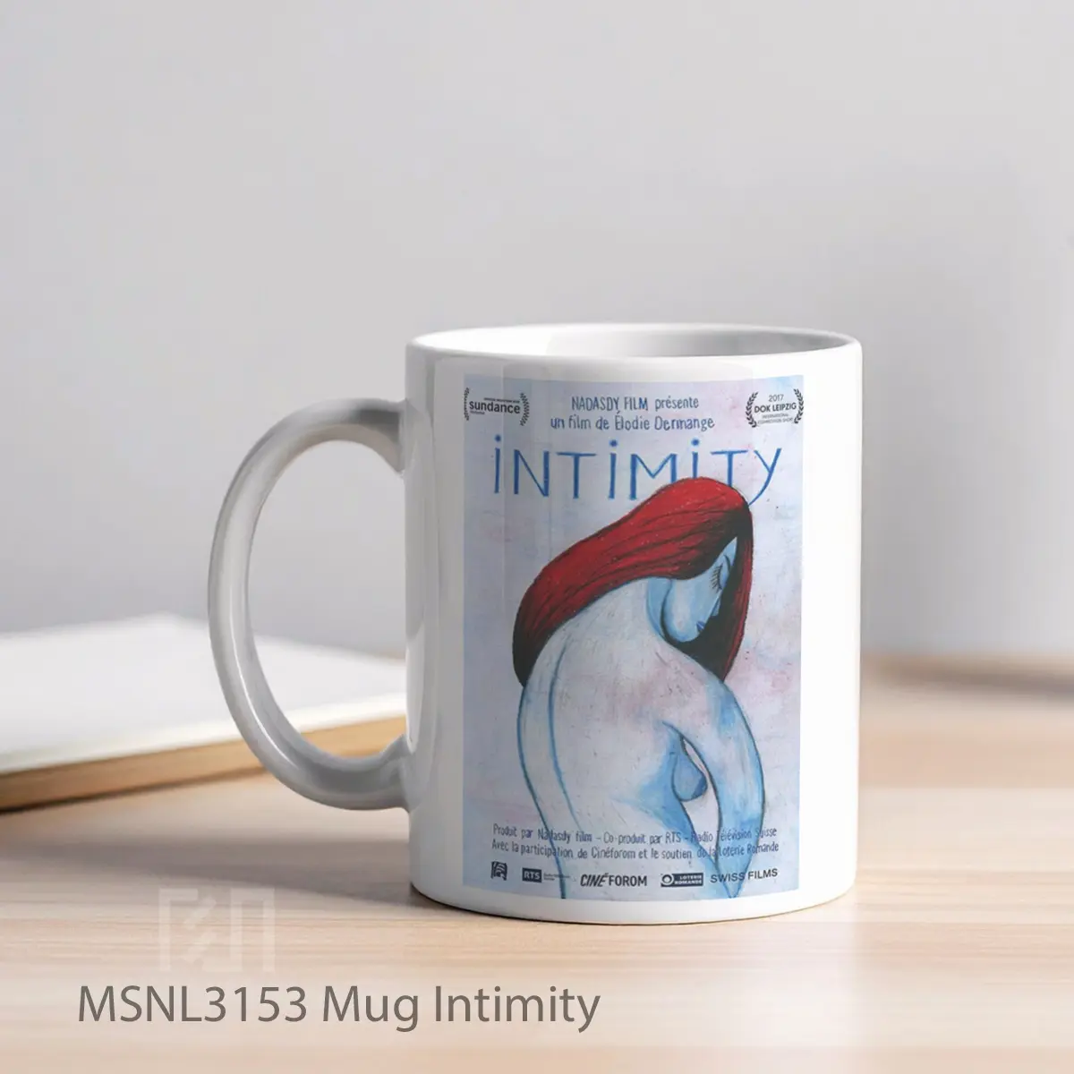 Mug Intimity Gelas Keramik Tema Film MSNL3153 - Tampak Kiri