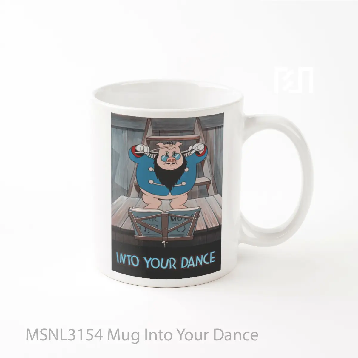 Mug Into Your Dance Gelas Keramik Tema Film MSNL3154