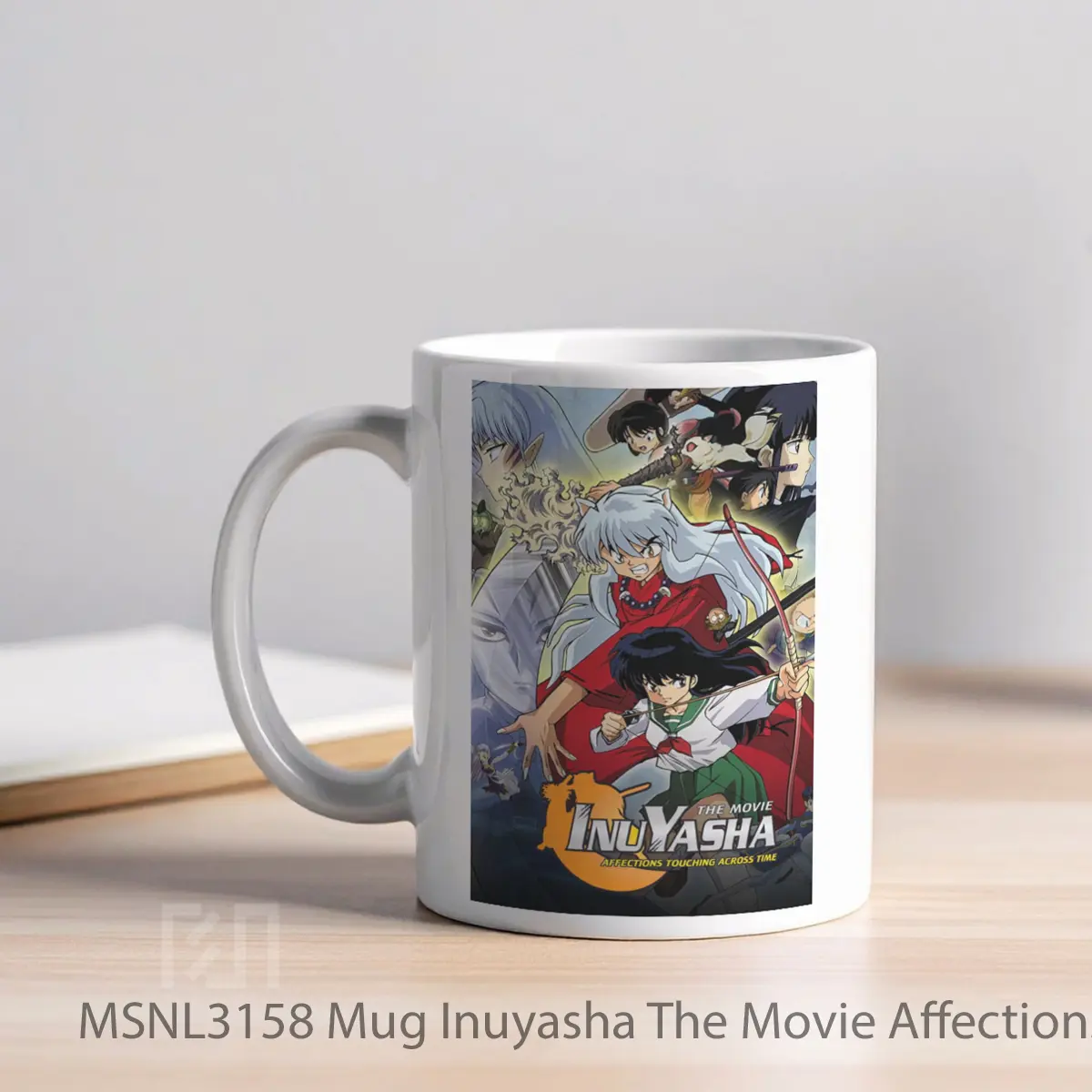 Mug Inuyasha The Movie Affections Touching Across Time Gelas Keramik Tema Film MSNL3158 - Tampak Kiri