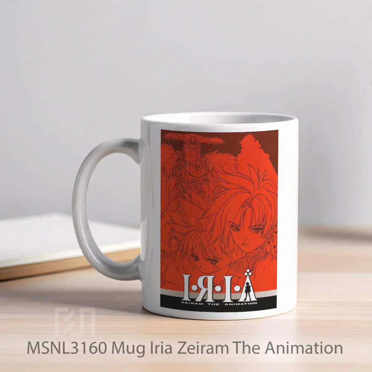 Mug Iria Zeiram The Animation Gelas Keramik Tema Film MSNL3160 - Tampak Kiri