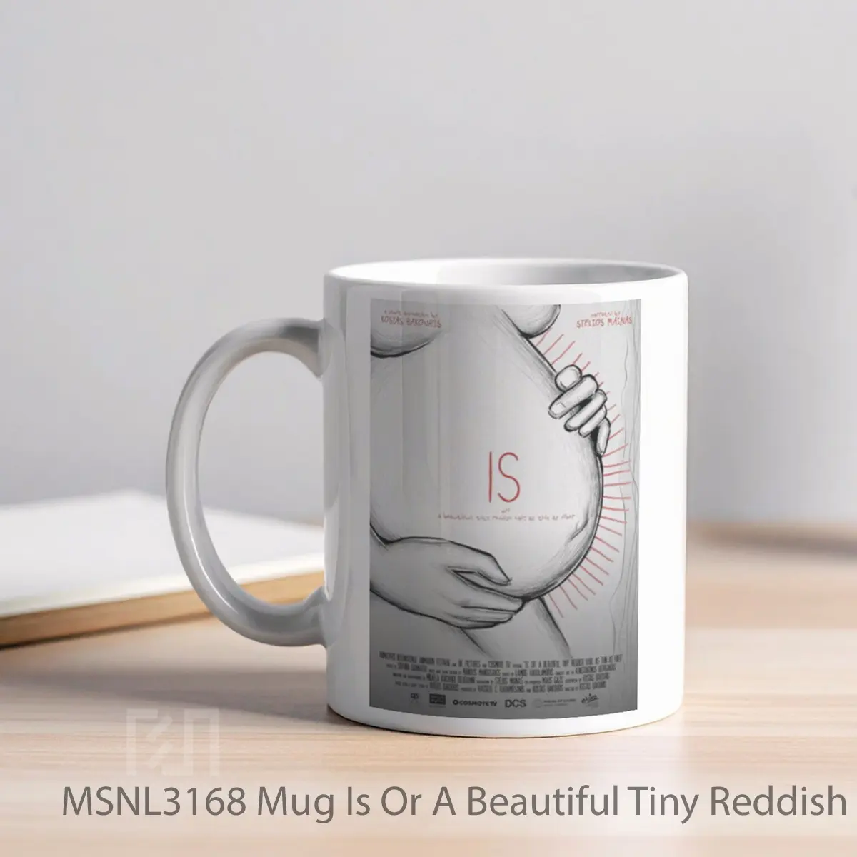 Mug Is Or A Beautiful Tiny Reddish Hair As Thin As Fiber Gelas Keramik Tema Film MSNL3168 - Tampak Kiri