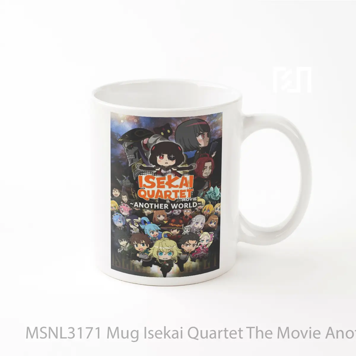 Mug Isekai Quartet The Movie Another World Gelas Keramik Tema Film MSNL3171