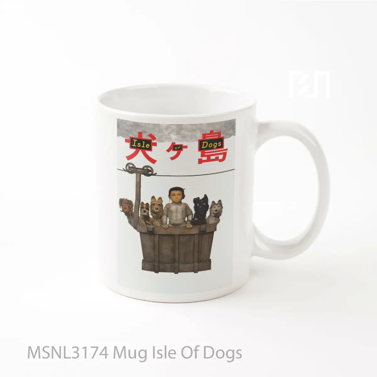 Mug Isle Of Dogs Gelas Keramik Tema Film MSNL3174