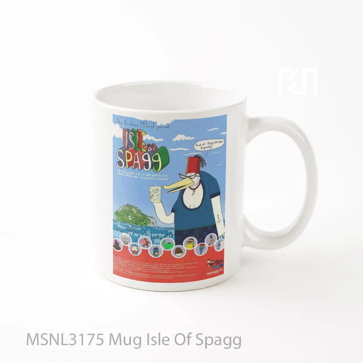 Mug Isle Of Spagg Gelas Keramik Tema Film MSNL3175