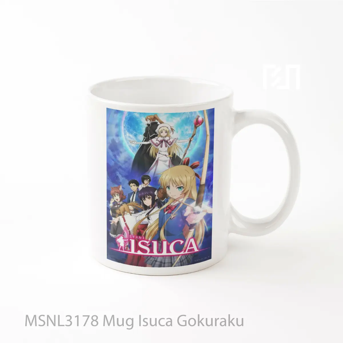 Mug Isuca Gokuraku Gelas Keramik Tema Film MSNL3178