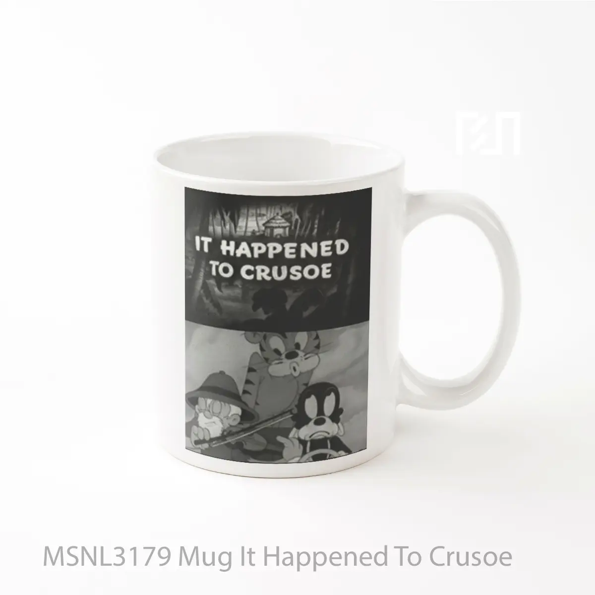 Mug It Happened To Crusoe Gelas Keramik Tema Film MSNL3179
