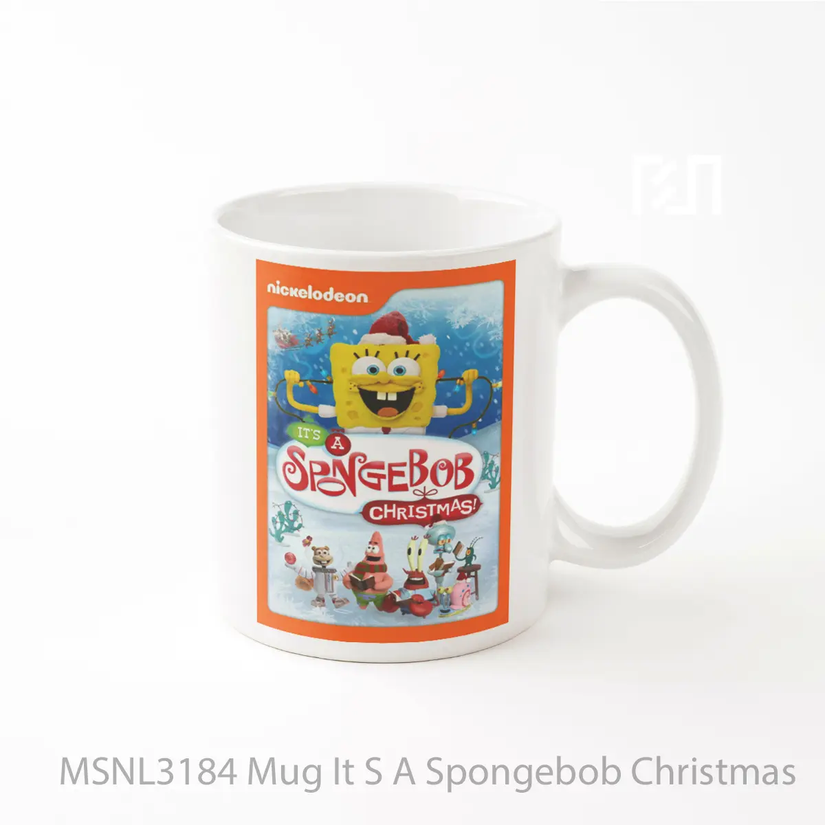Mug It S A Spongebob Christmas Gelas Keramik Tema Film MSNL3184